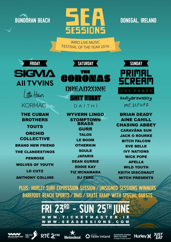 Sea Sessions Full Lineup and day to day revealed!! Onhand Bookings